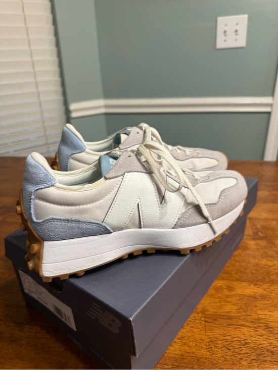 New Balance Shoes - New Balance 327 Grey Blue Women's Lifestyle Sneakers WS327FRC Size 7.5